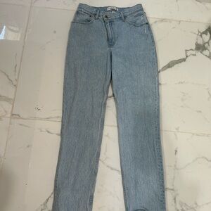 Abercrombie & Fitch Light Blue Straight Leg Jeans